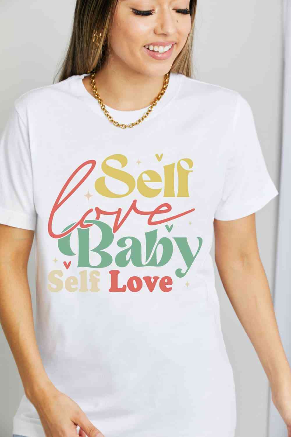 Simply Love SELF LOVE BABY SELF LOVE Graphic Cotton T-Shirt